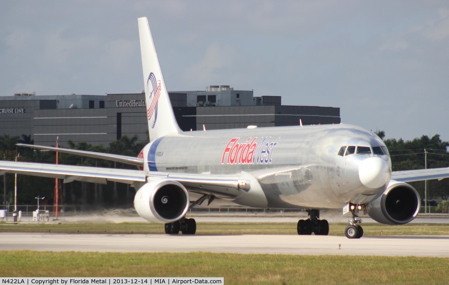 N422LA, 2007 Boeing 767-346F C/N 35818, Florida West 767-300