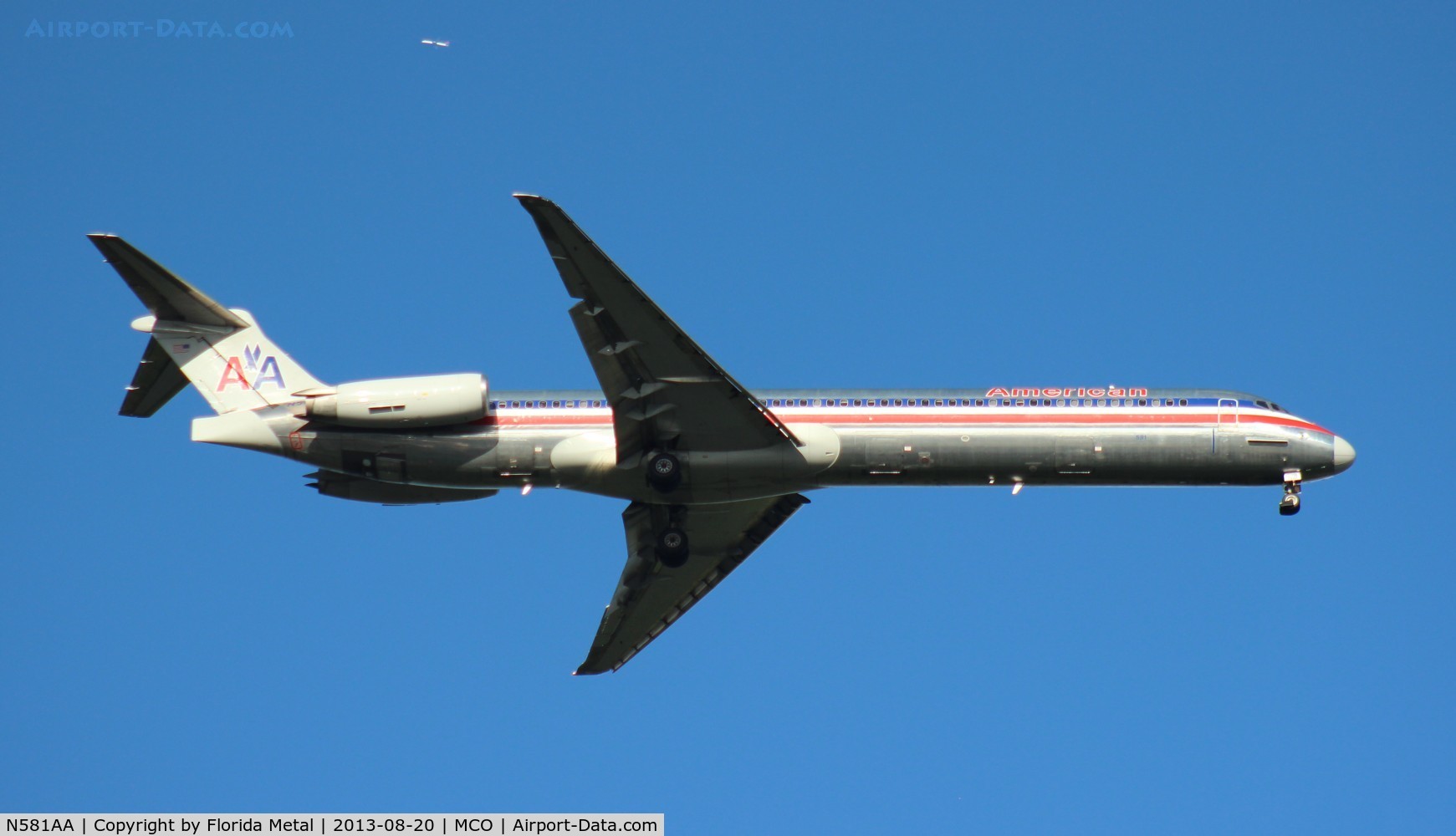 N581AA, 1991 McDonnell Douglas MD-82 (DC-9-82) C/N 53158, American MD-82