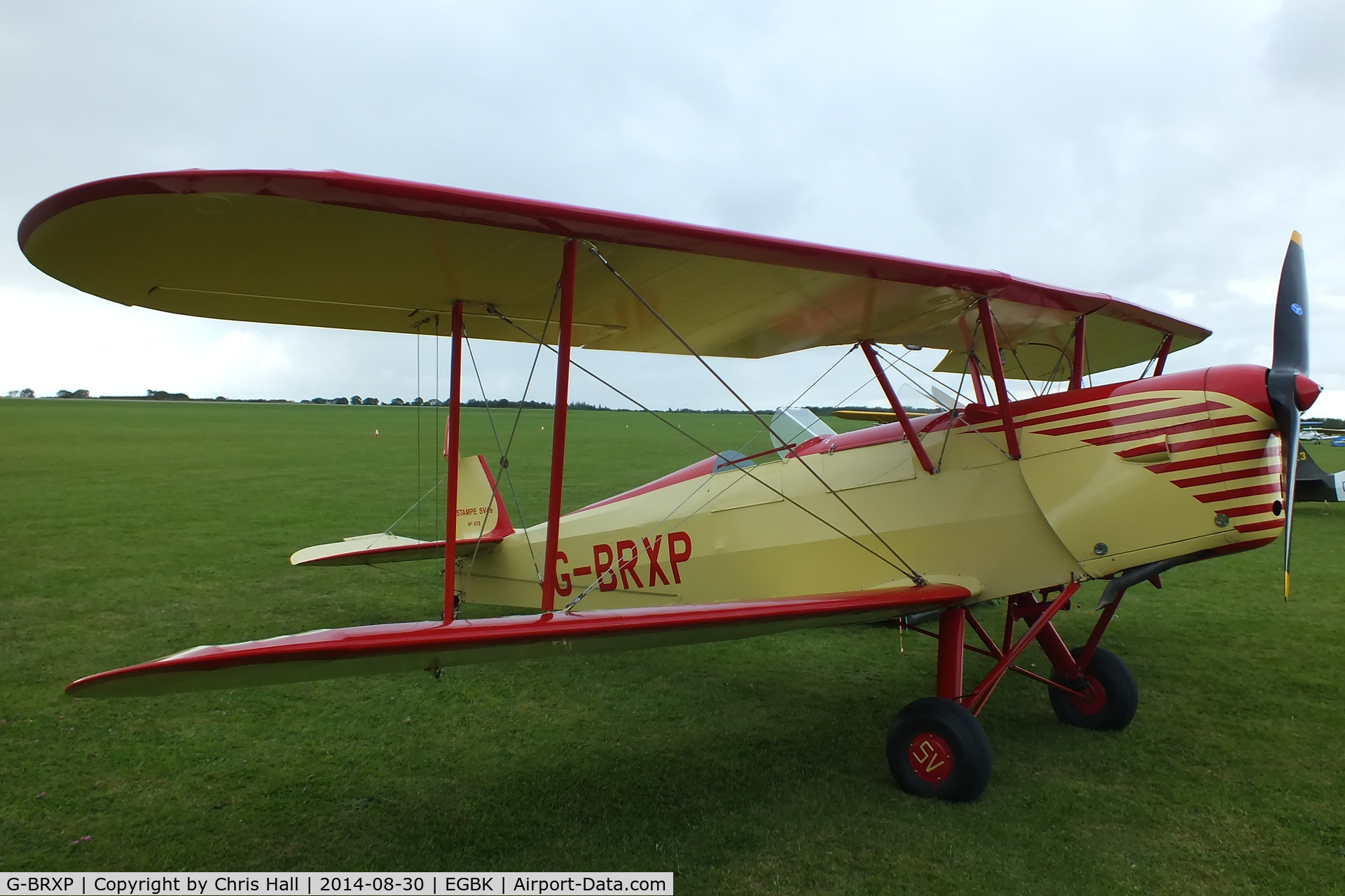 G-BRXP, 1948 Stampe-Vertongen SV-4C C/N 678, at the LAA Rally 2014, Sywell