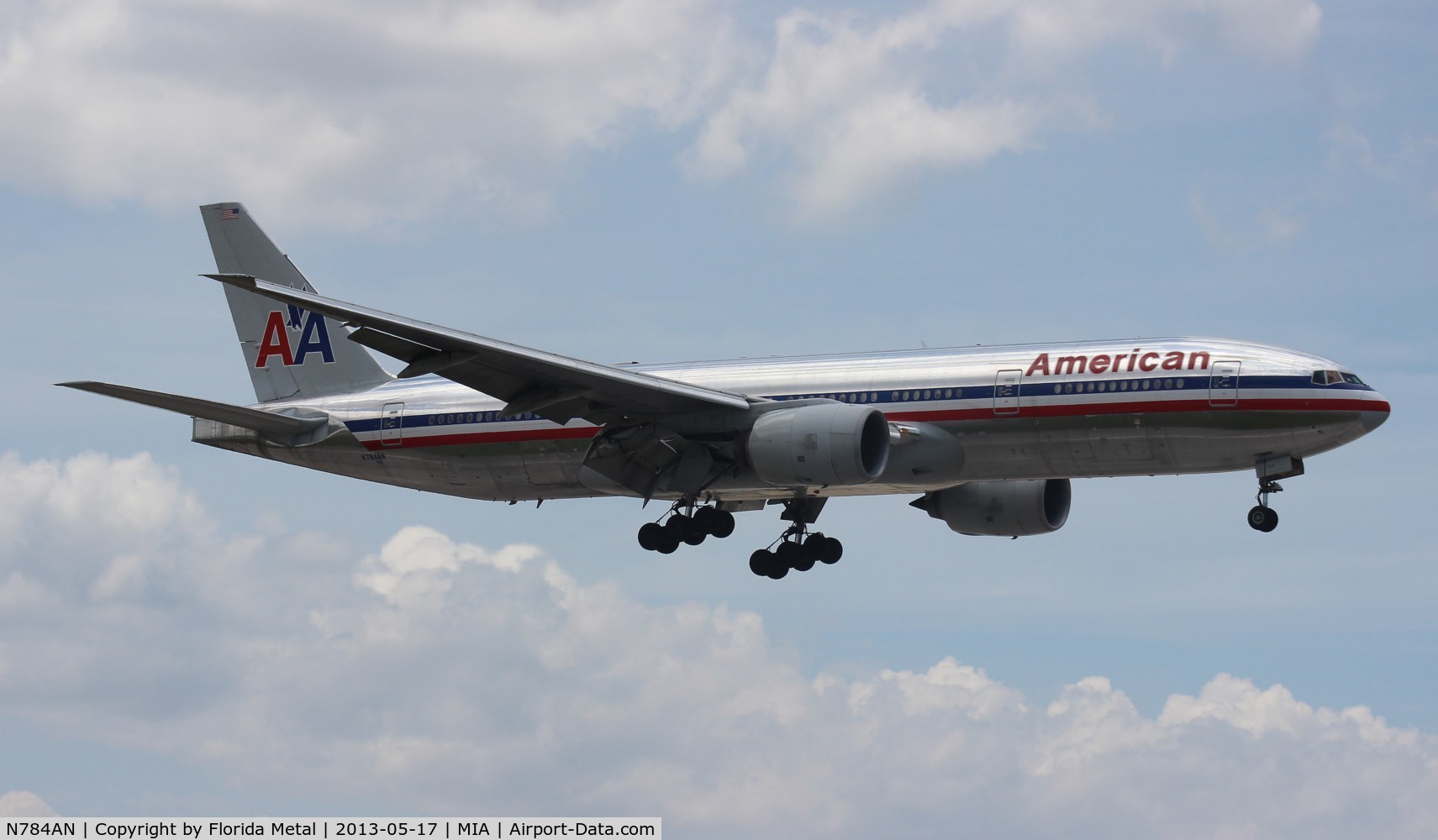 N784AN, 2000 Boeing 777-223 C/N 29588, American 777-200