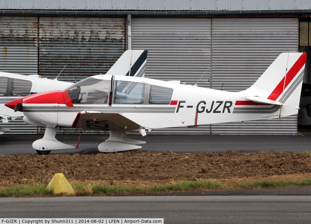 F-GJZR, Robin DR-400-120 Dauphin 2+2 C/N 2034, Parked at the Airclub...