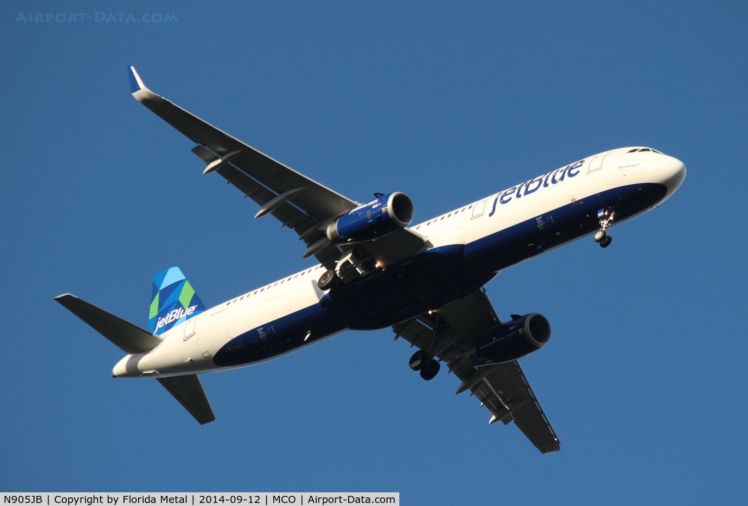 N905JB, 2013 Airbus A321-231 C/N 5854, Jet Blue A321