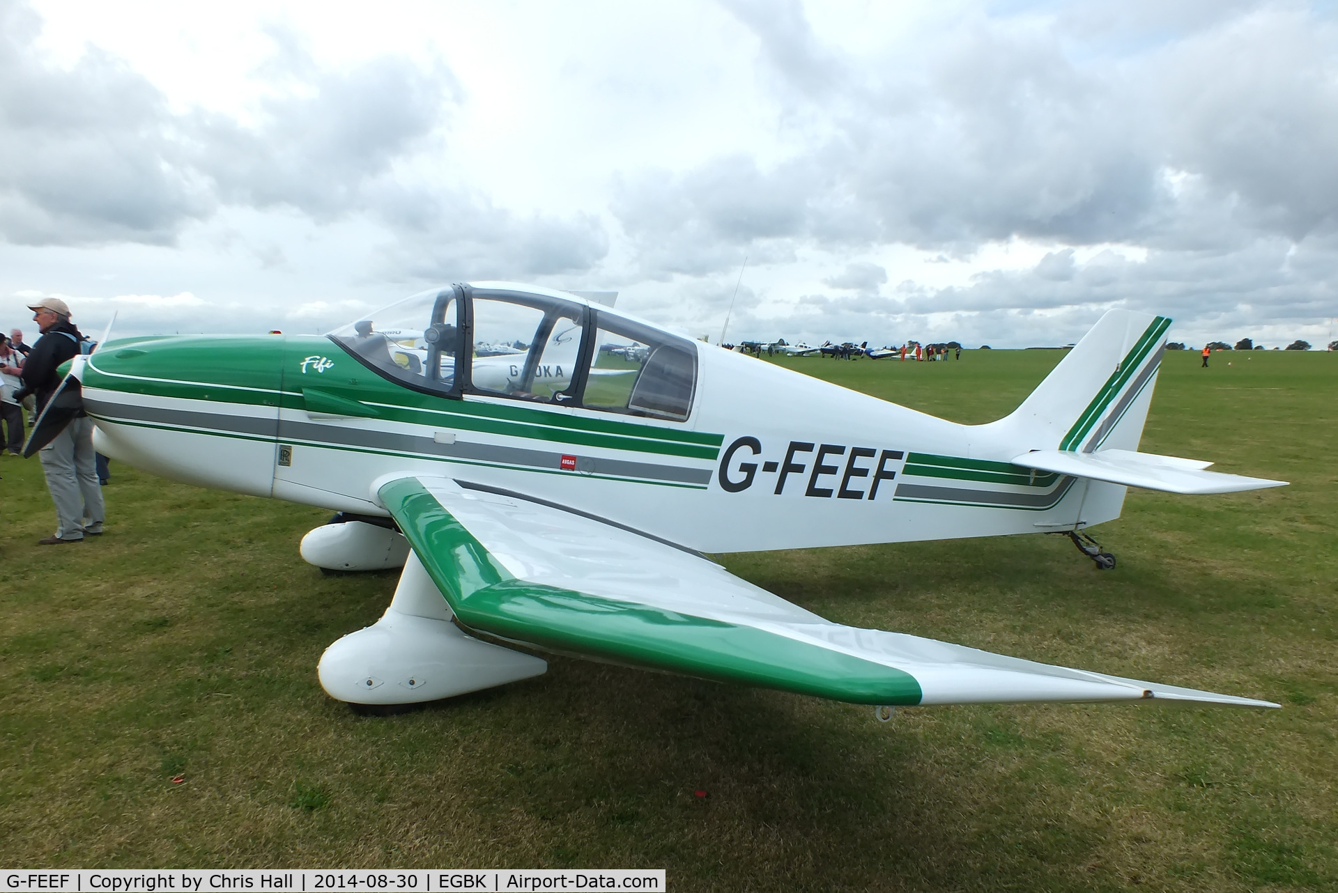 G-FEEF, 1966 CEA DR-220 C/N 14, at the LAA Rally 2014, Sywell
