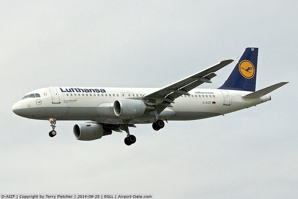 D-AIZF, 2010 Airbus A320-214 C/N 4289, Lufthansa - 2010 Airbus A320-214, c/n: 4289 - at Heathrow