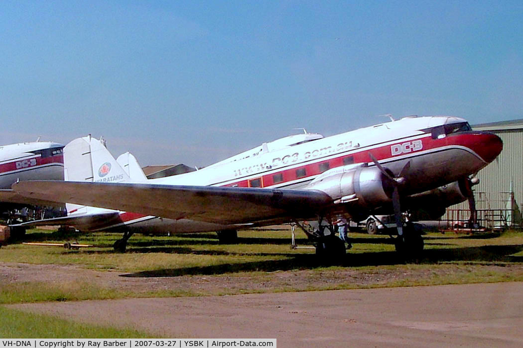 VH-DNA, 1943 Douglas C-47B Skytrain C/N 15685/27130, Douglas DC-3C-47B-20-DK [15685/27130] (Discovery Air Tours) Sydney-Bankstown~VH 27/03/2007