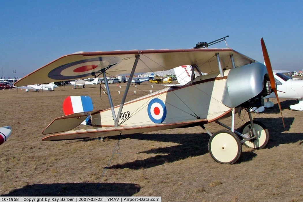 10-1968, Nieuport 11 Replica C/N Not found 10-1968, Nieuport II Replica [002] Avalon~VH 22/03/2007