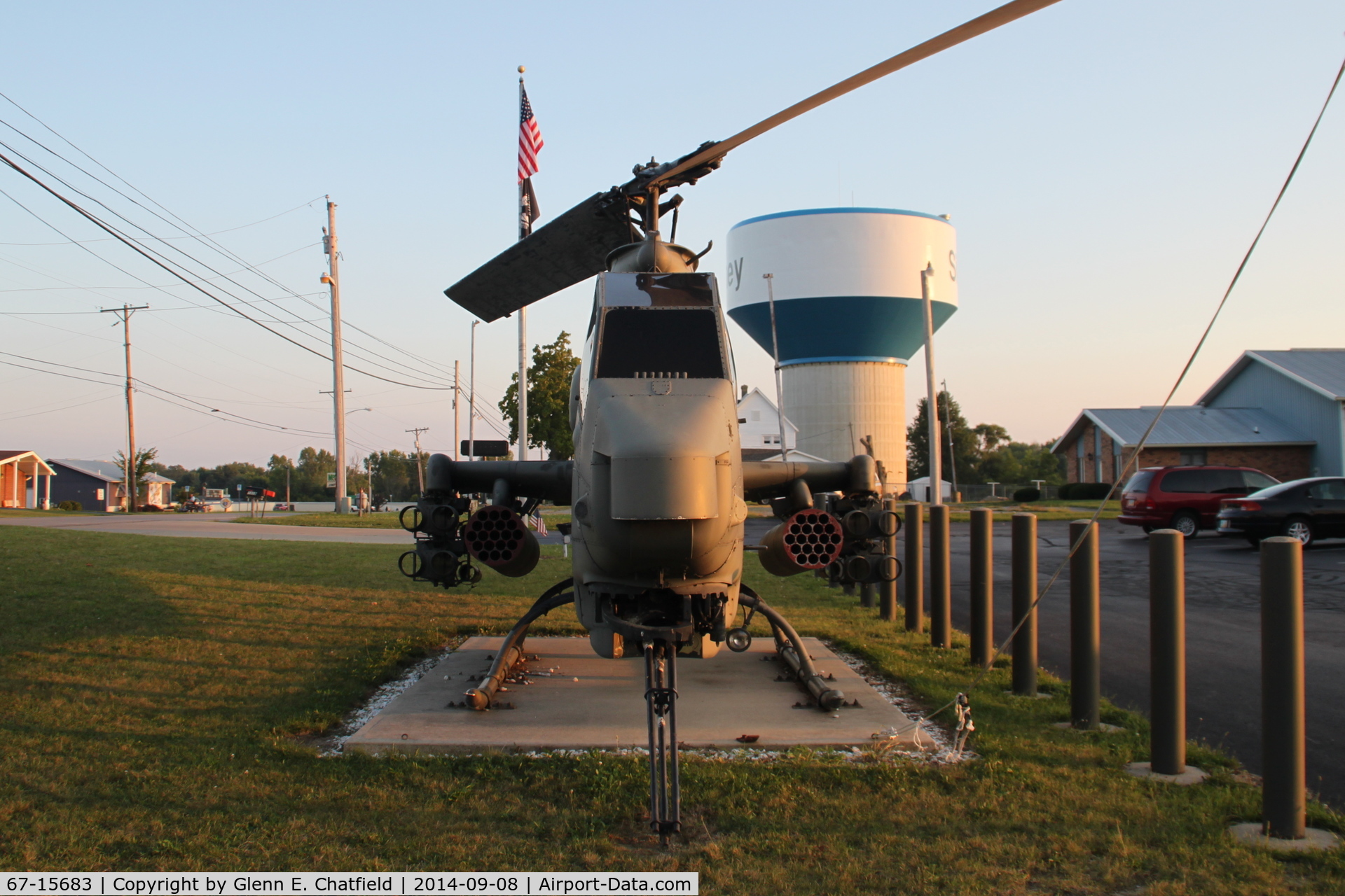 67-15683, 1967 Bell AH-1F Cobra C/N 20347, At the AMVETS post, Sidney, OH