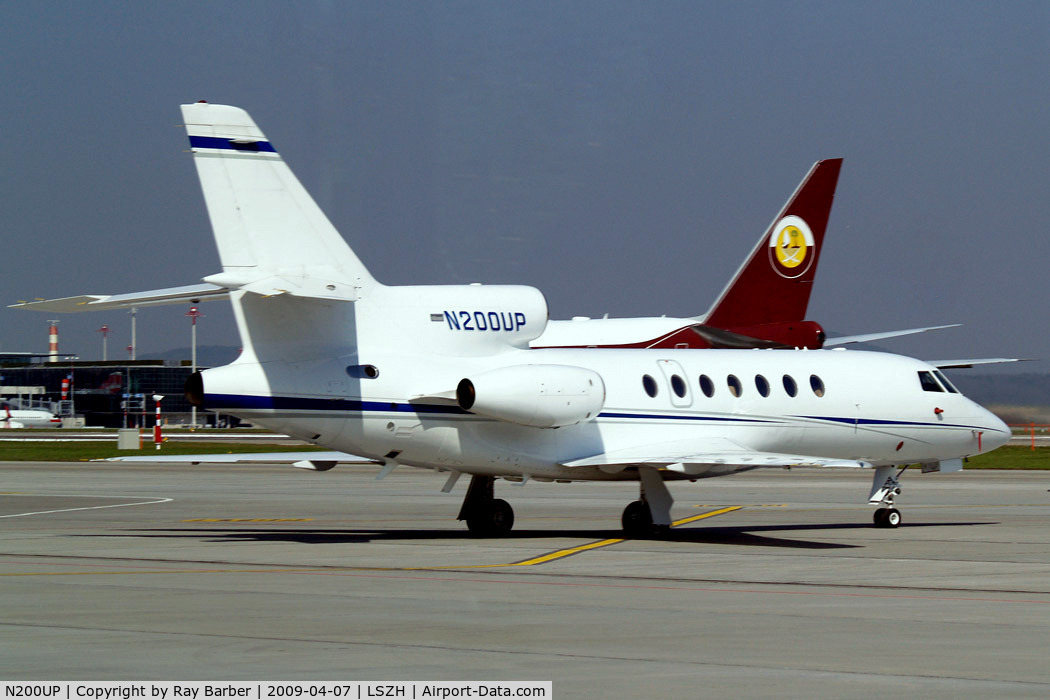 N200UP, 1981 Dassault Falcon 50 C/N 55, Dassault Falcon 50 [55] Zurich~HB 07/04/2009