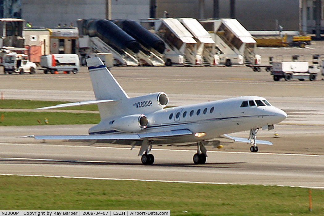 N200UP, 1981 Dassault Falcon 50 C/N 55, Dassault Falcon 50 [55] Zurich~HB 07/04/2009