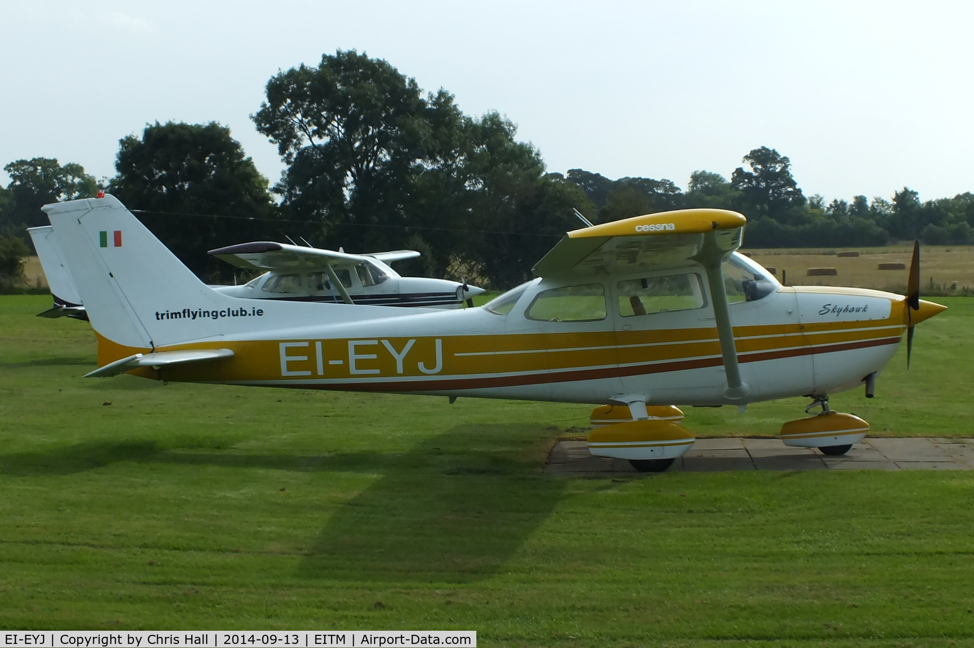 EI-EYJ, 1978 Reims F172N Skyhawk C/N 1696, at the Trim airfield fly in, County Meath, Ireland