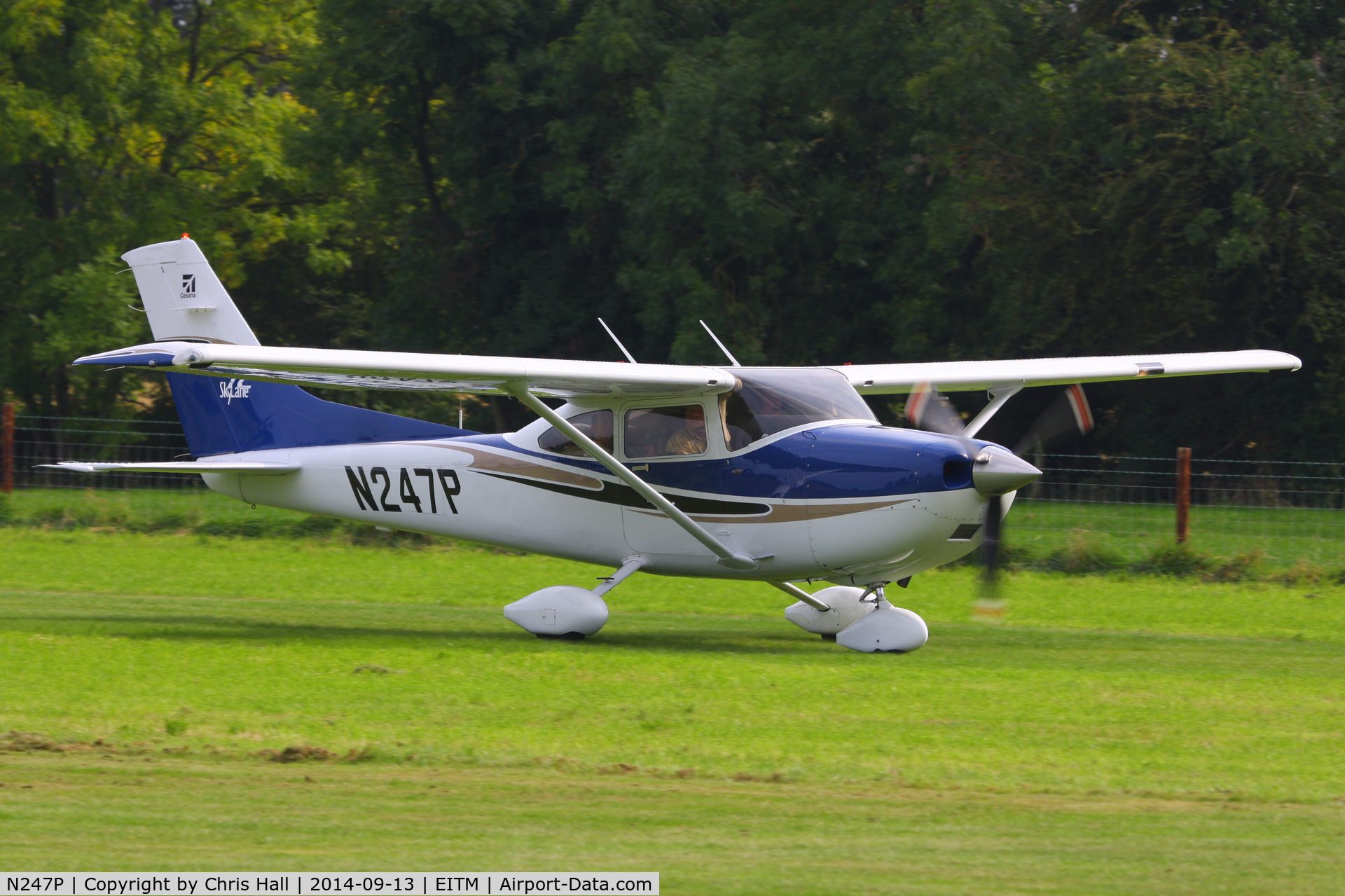 N247P, 2004 Cessna T182T Turbo Skylane C/N T18208280, at the Trim airfield fly in, County Meath, Ireland