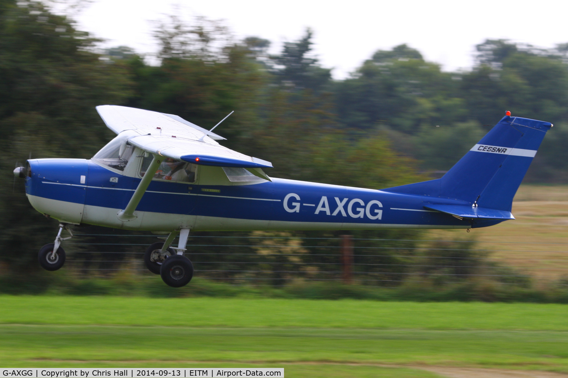 G-AXGG, 1969 Reims F150J C/N 0440, at the Trim airfield fly in, County Meath, Ireland