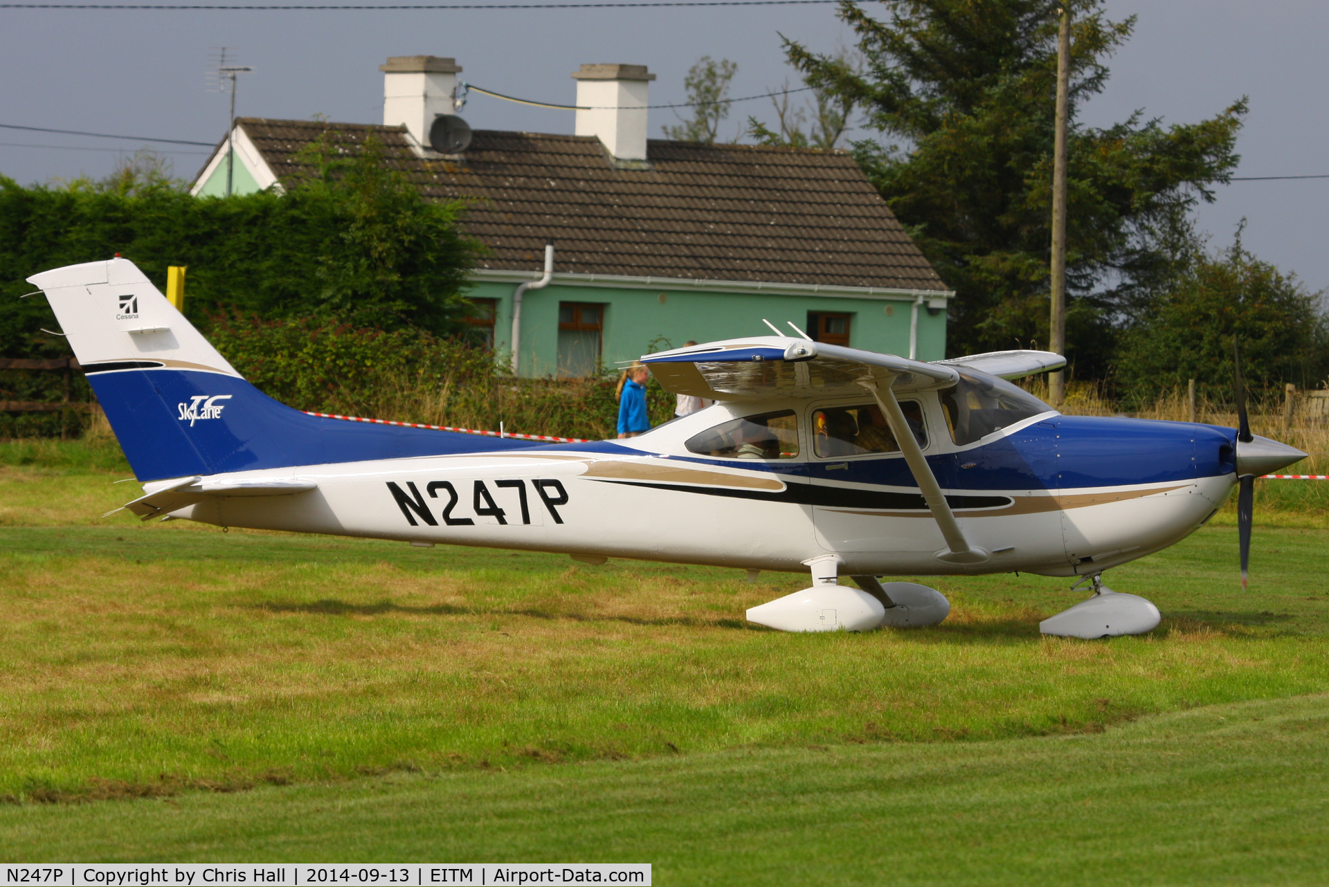 N247P, 2004 Cessna T182T Turbo Skylane C/N T18208280, at the Trim airfield fly in, County Meath, Ireland