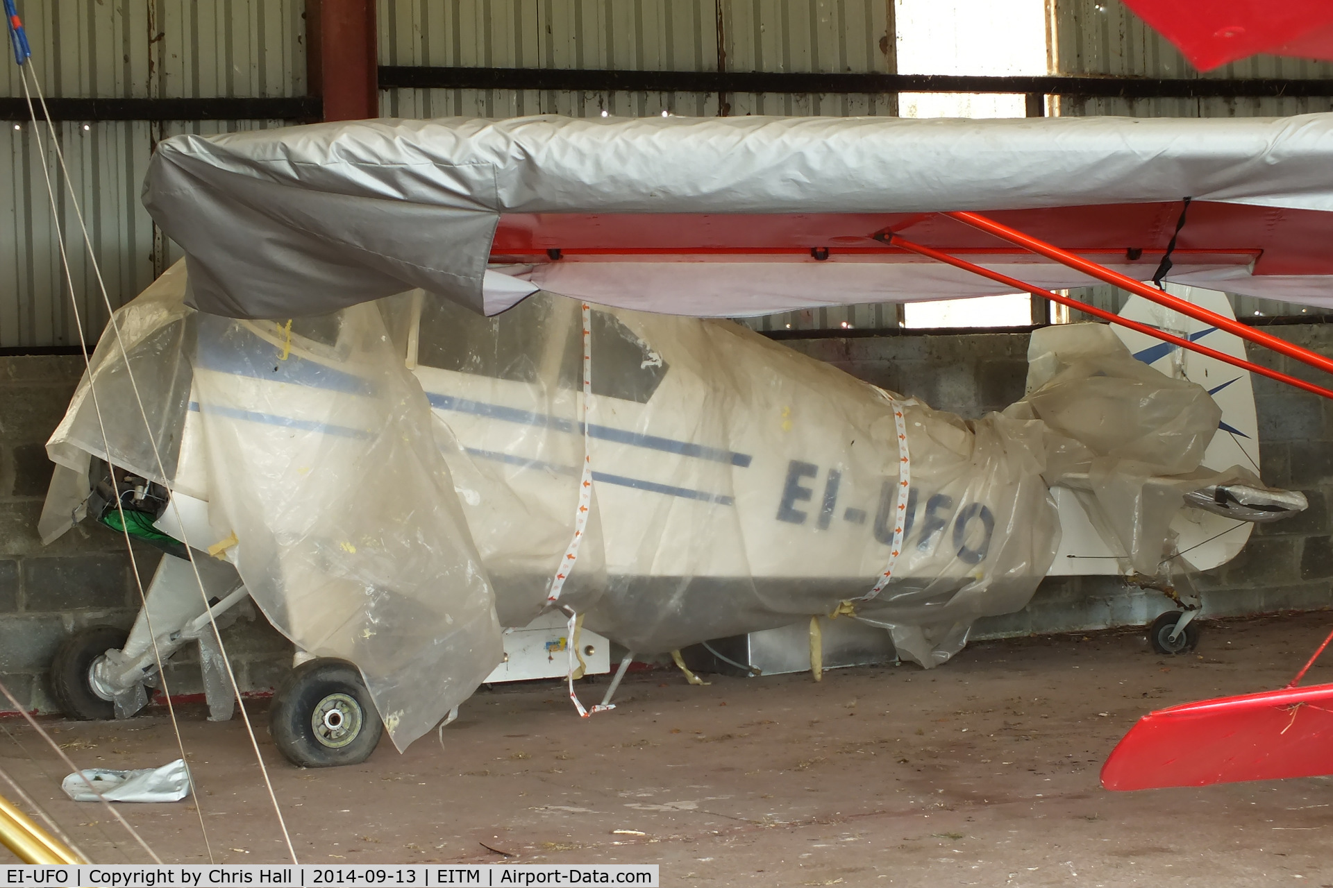 EI-UFO, 1957 Piper PA-22-150 Caribbean C/N 22-4942, at the Trim airfield fly in, County Meath, Ireland
