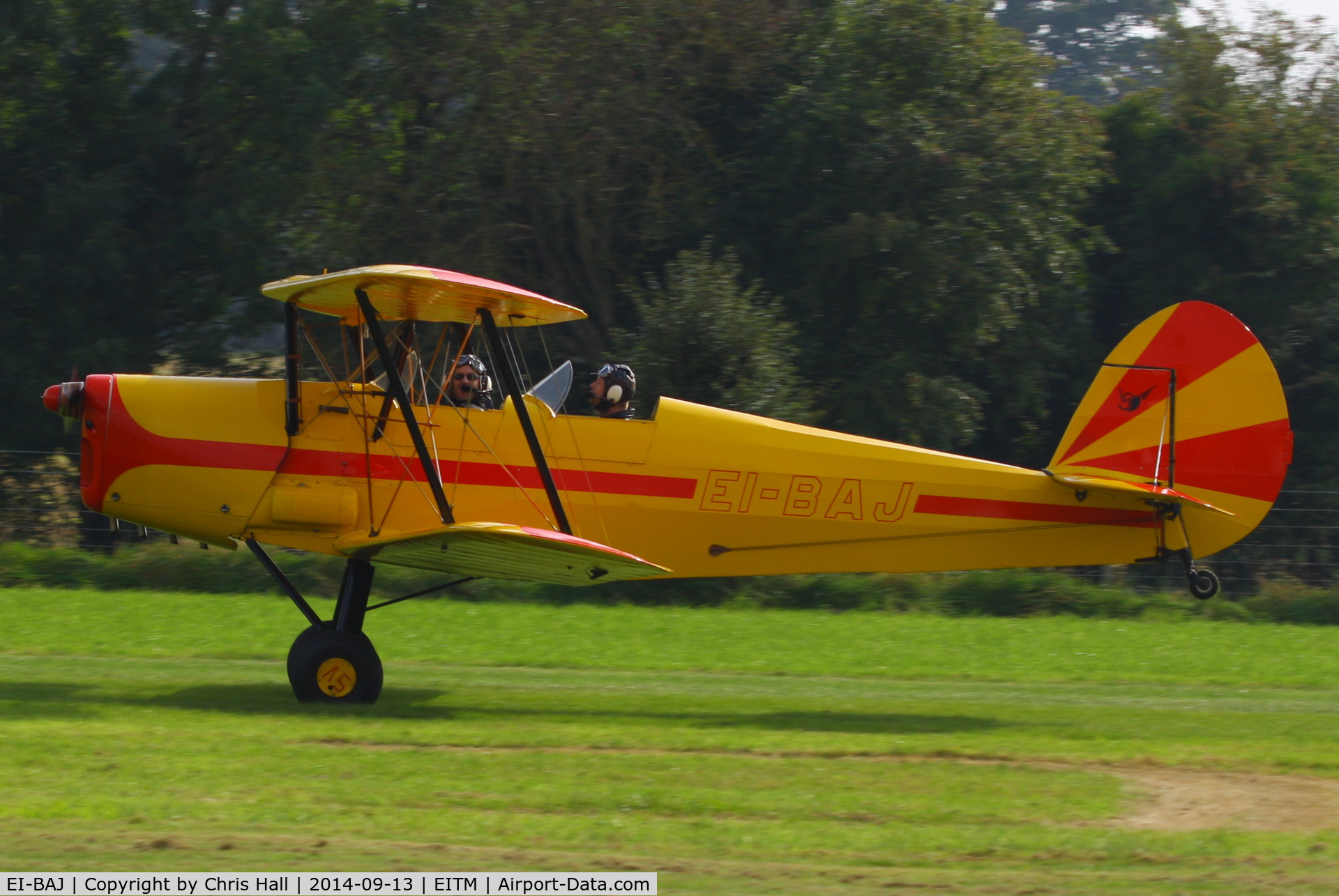 EI-BAJ, Stampe-Vertongen SV-4C C/N 171, at the Trim airfield fly in, County Meath, Ireland