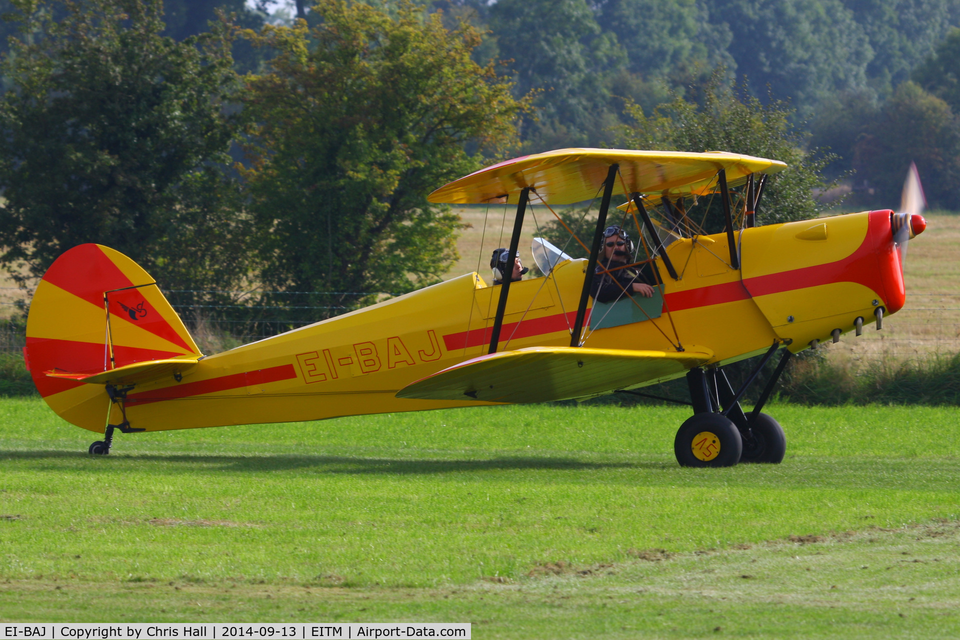 EI-BAJ, Stampe-Vertongen SV-4C C/N 171, at the Trim airfield fly in, County Meath, Ireland