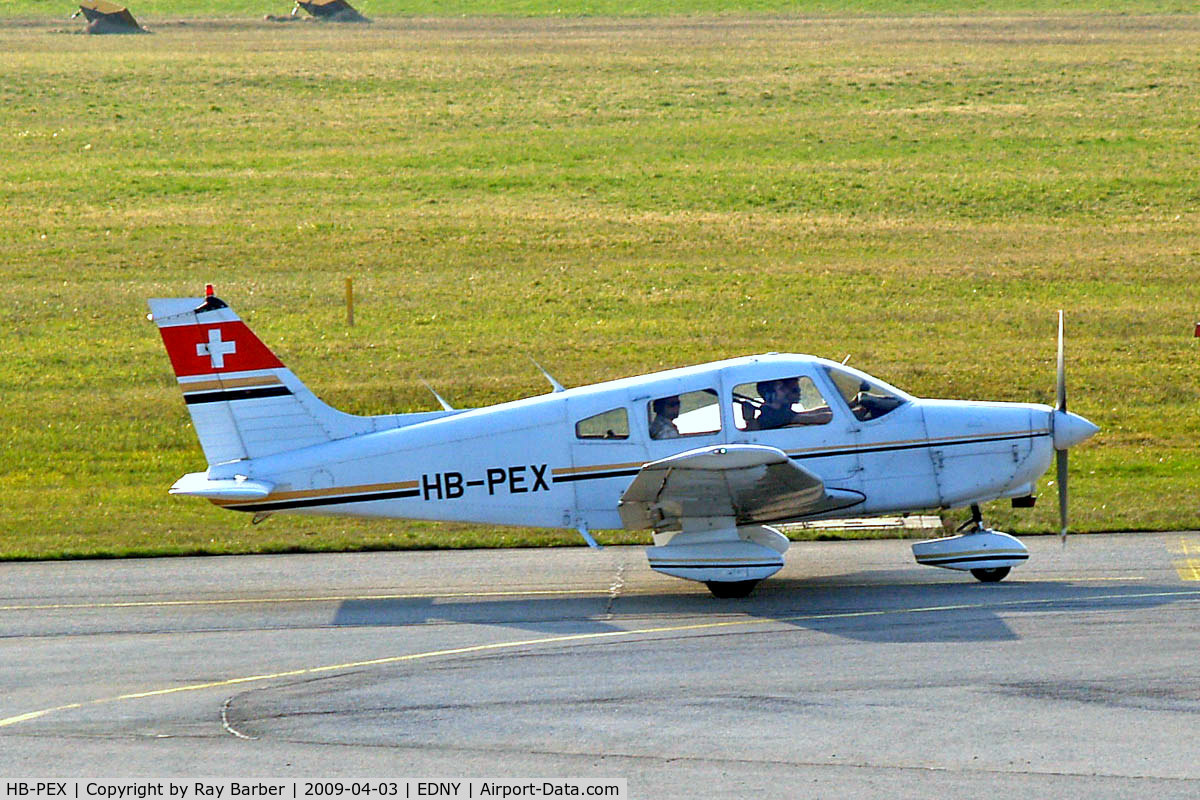HB-PEX, 1980 Piper PA-28-161 C/N 28-8016295, Piper PA-28-161 Warrior II [28-8016295] Friedrichshafen~D 03/04/2009