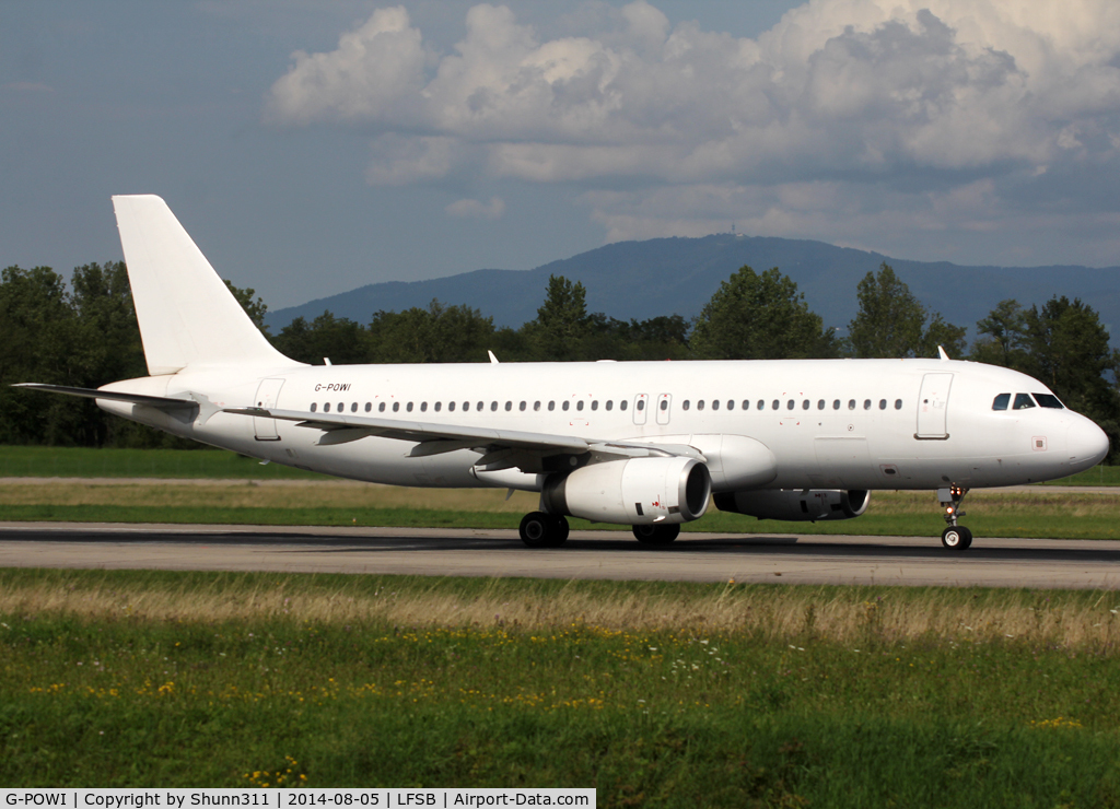 G-POWI, 2006 Airbus A320-233 C/N 2791, Landing rwy 16... EasyJet flight !