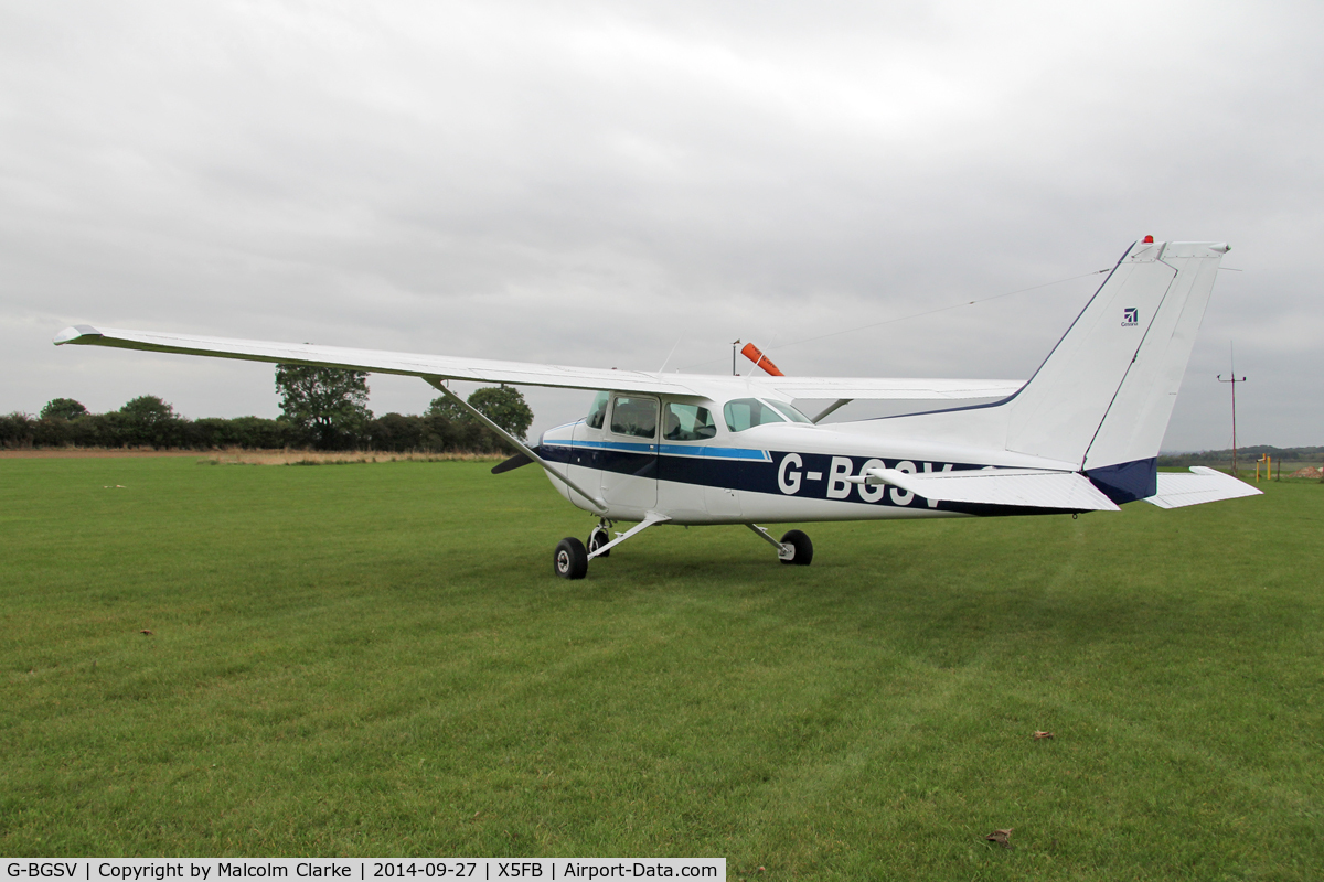 G-BGSV, 1979 Reims F172N Skyhawk C/N 1830, Reims F172N Skyhawk, Fishburn Airfield UK, September 27th 2014.
