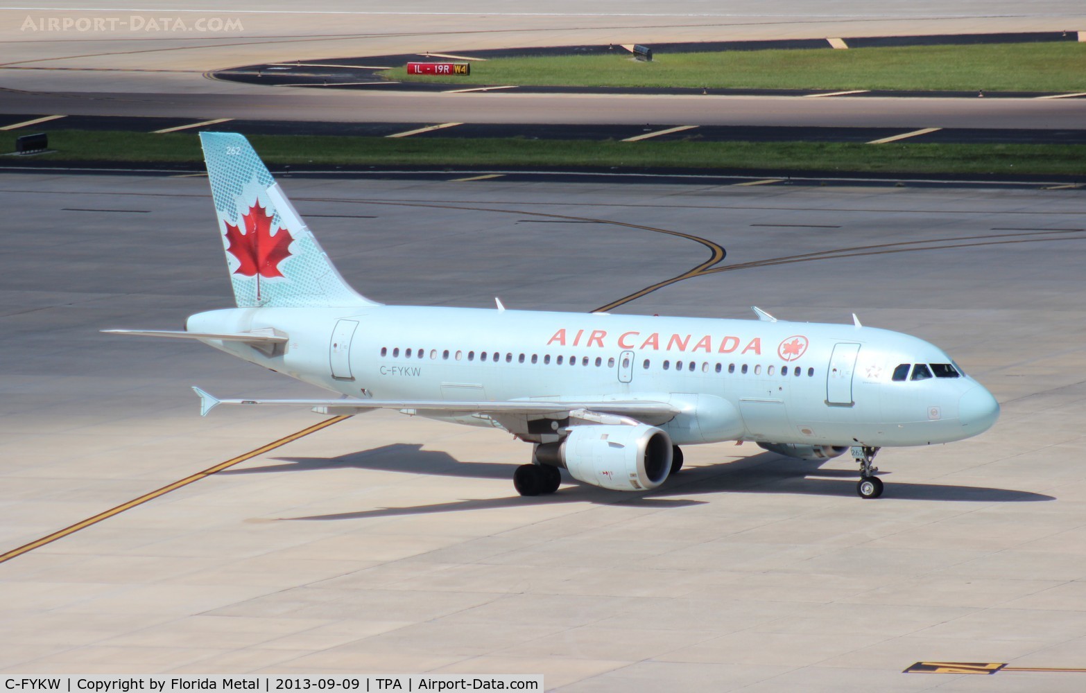 C-FYKW, 1997 Airbus A319-114 C/N 695, Air Canada A319