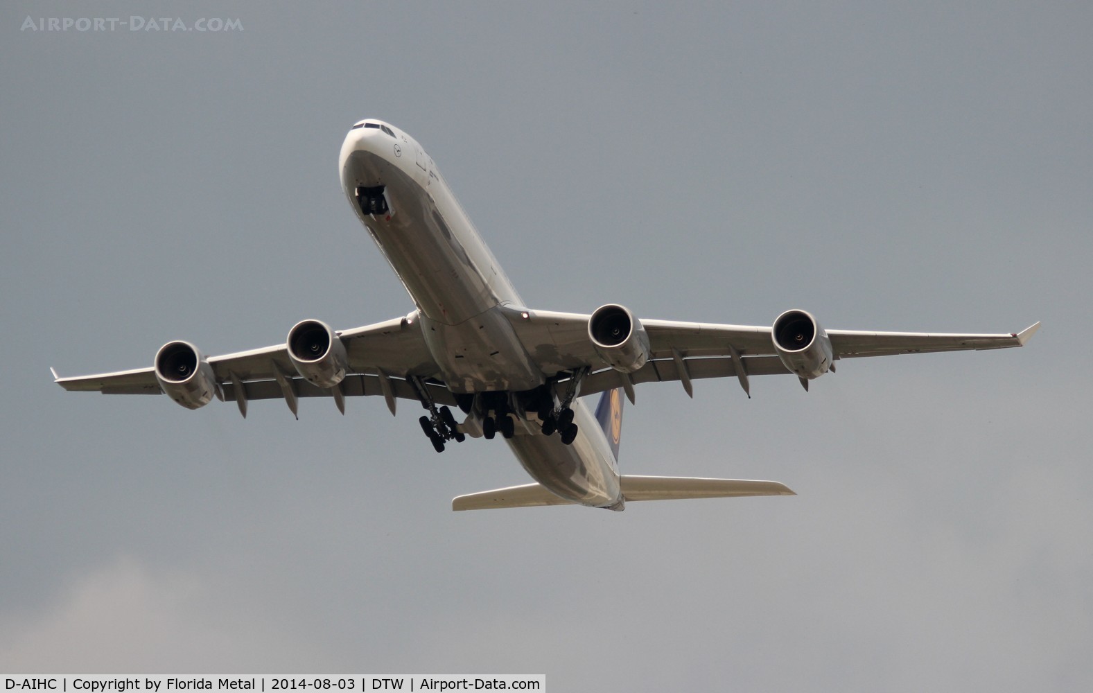 D-AIHC, 2003 Airbus A340-642 C/N 523, Lufthansa A340-600