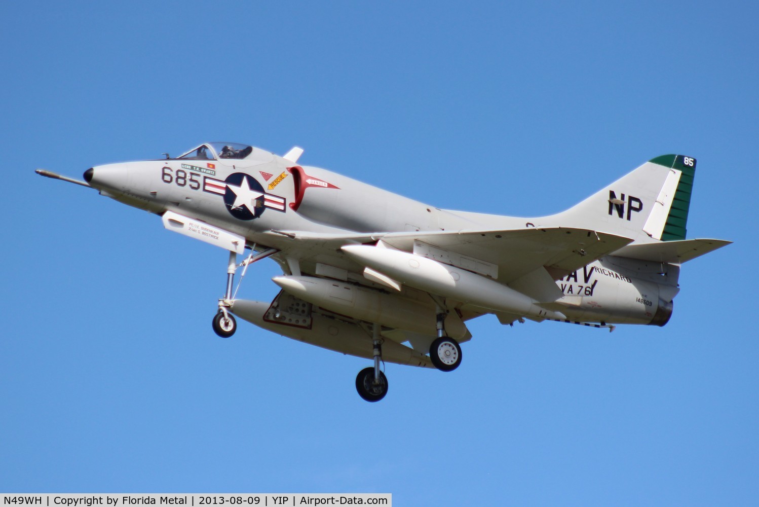 N49WH, 1959 Douglas A-4B Skyhawk C/N 11366, A-4B Skyhawk