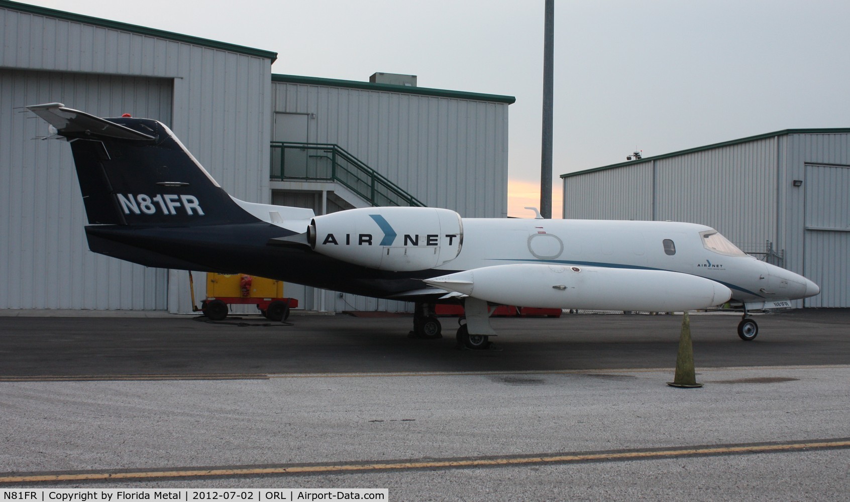 N81FR, 1976 Gates Learjet 35A C/N 081, Air Net Lear 35A