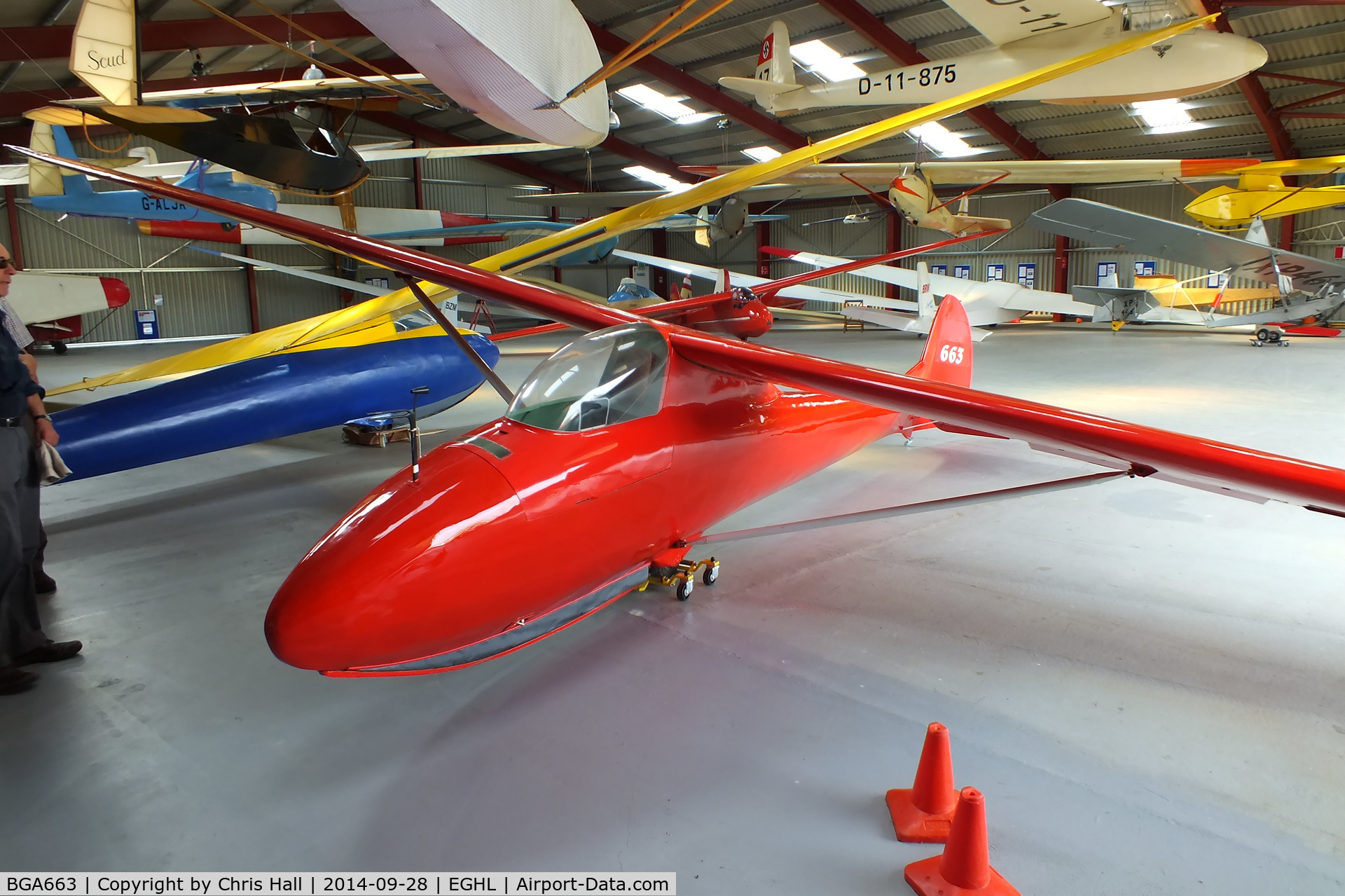 BGA663, Slingsby T-26 Kite 2 C/N 727, Gliding Heritage Centre, Lasham