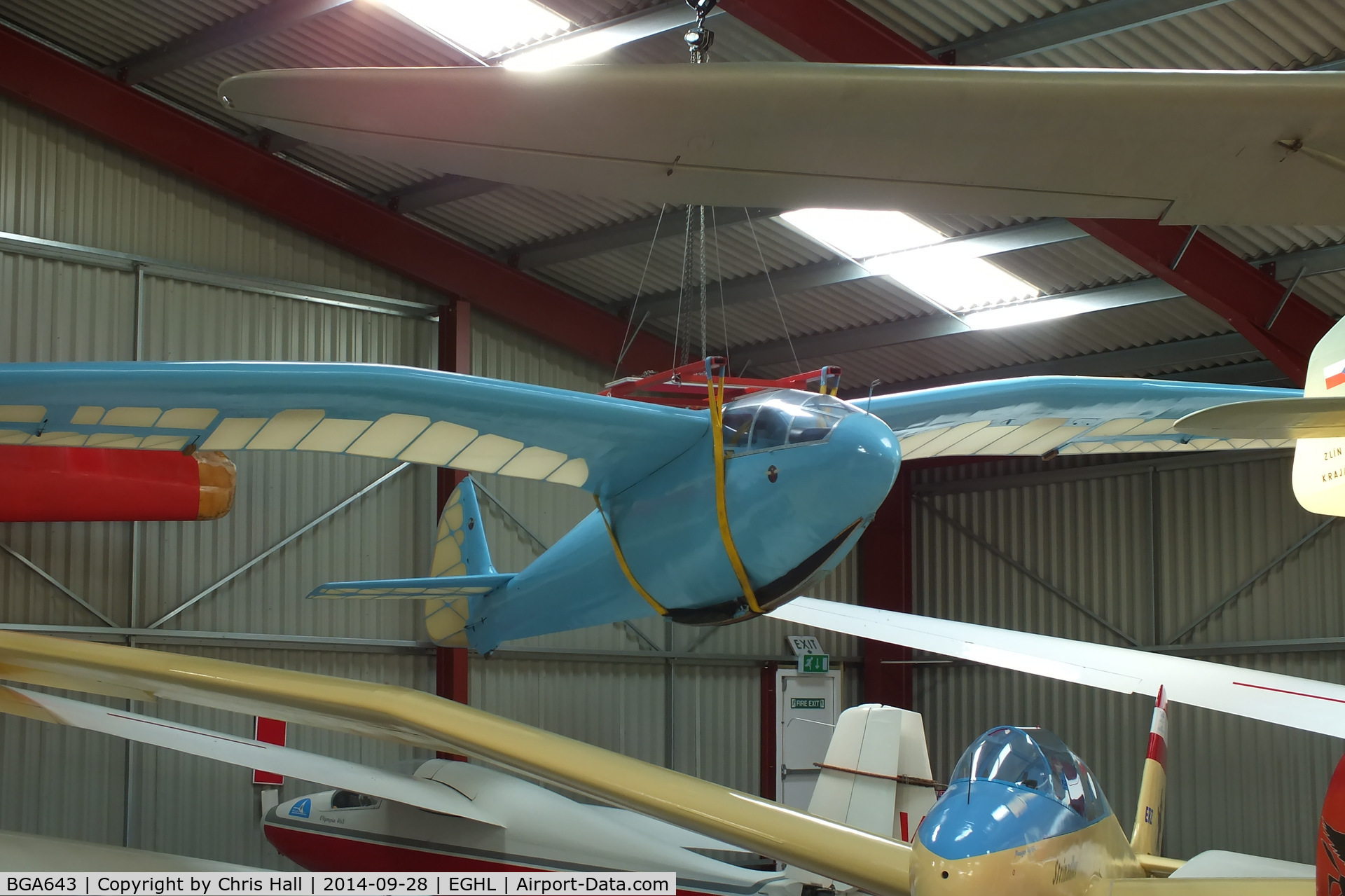 BGA643, 1939 Slingsby T.15 Gull III C/N 364, Gliding Heritage Centre, Lasham