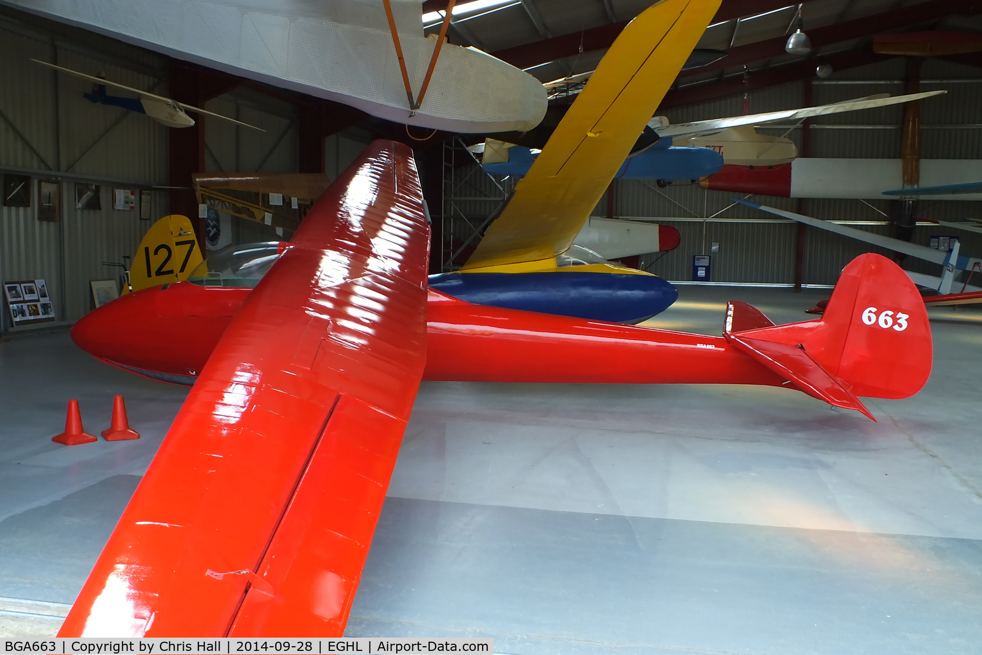BGA663, Slingsby T-26 Kite 2 C/N 727, Gliding Heritage Centre, Lasham