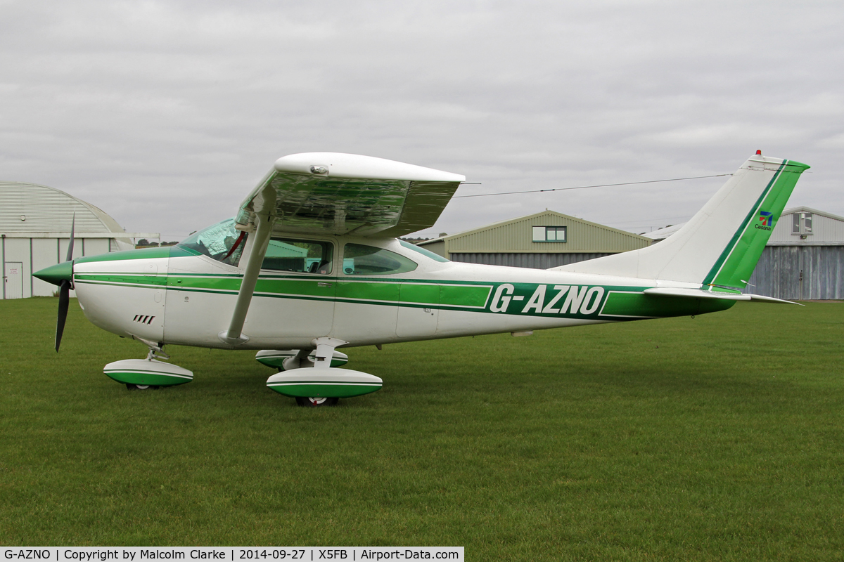 G-AZNO, 1972 Cessna 182P Skylane C/N 182-61005, Cessna 182P Skylane, Fishburn Airfield UK, September 27 2014.