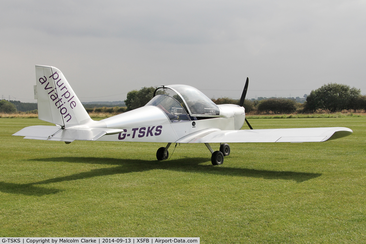 G-TSKS, 2009 Cosmik EV-97 TeamEurostar UK C/N 3320, Cosmik EV-97 Teameurostar UK, Fishburn Airfield UK, September 13th 2014.
