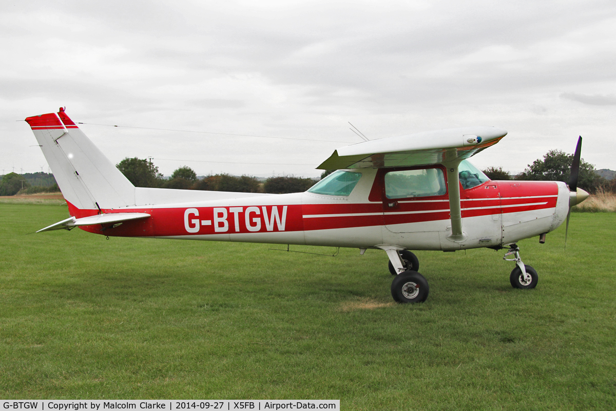 G-BTGW, 1979 Cessna 152 C/N 15279812, Cessna 152, Fishburn Airfield UK September 27th 2014.,