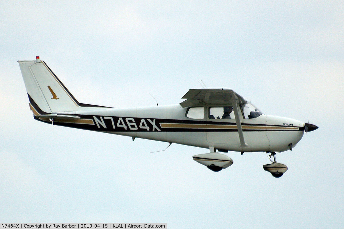 N7464X, 1960 Cessna 172B C/N 17247964, Cessna 172B Skyhawk [172-47964] Lakeland-Linder~N 15/04/2010