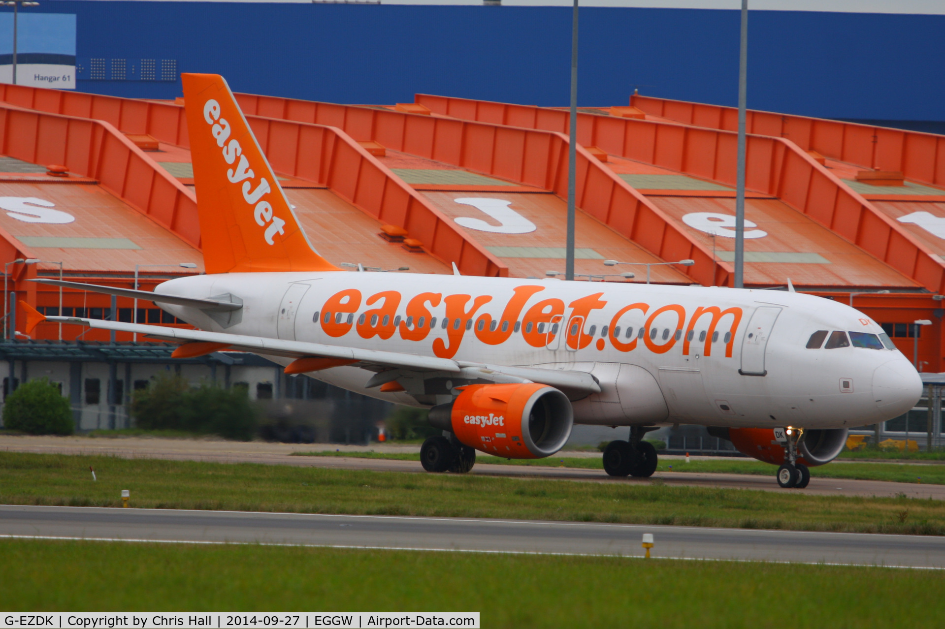 G-EZDK, 2008 Airbus A319-111 C/N 3555, easyJet