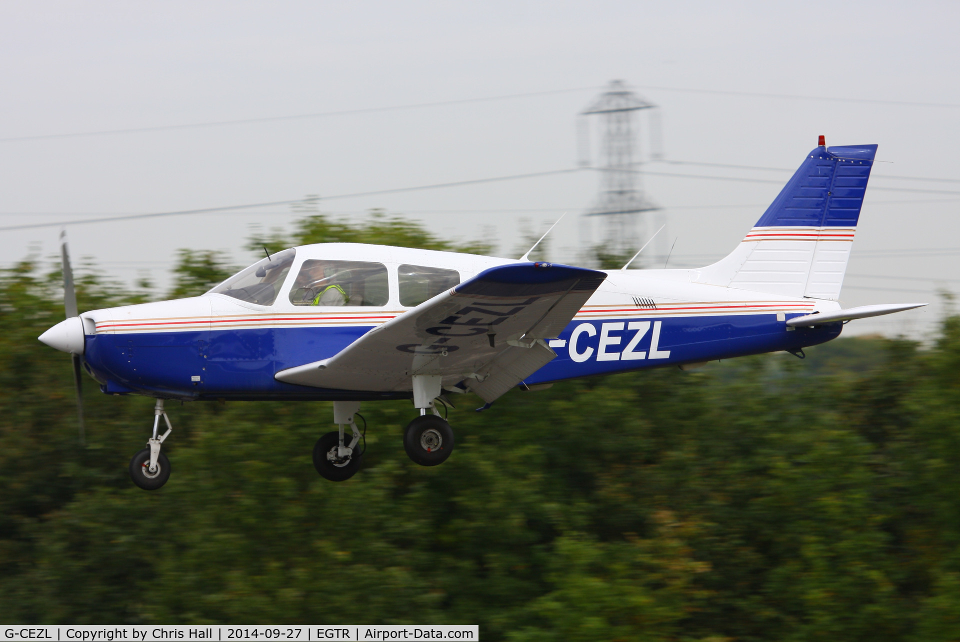 G-CEZL, 1989 Piper PA-28-161 Cadet C/N 2841247, Elstree resident