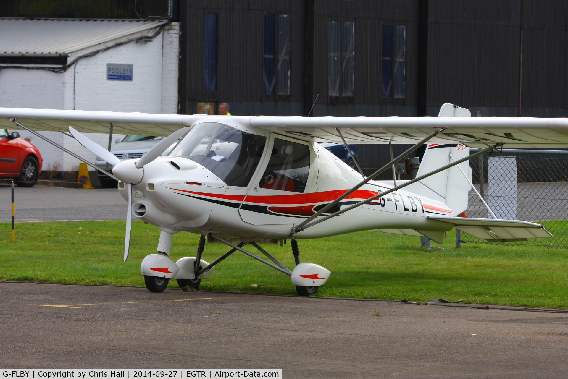 G-FLBY, 2013 Comco Ikarus C42 FB100 Bravo C/N 1302-7239, Elstree resident