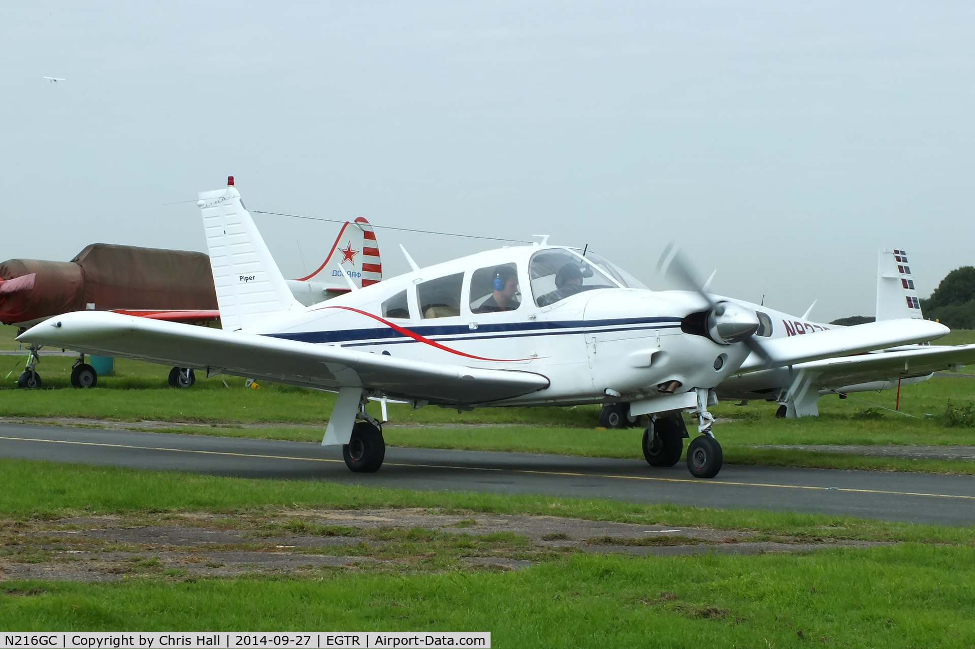 N216GC, 1971 Piper PA-28R-200 Cherokee Arrow B C/N 28R-7135151, Elstree resident