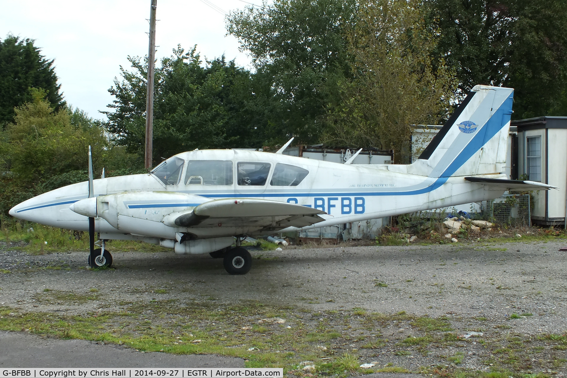 G-BFBB, 1973 Piper PA-E23-250 Aztec C/N 27-7405294, Elstree resident