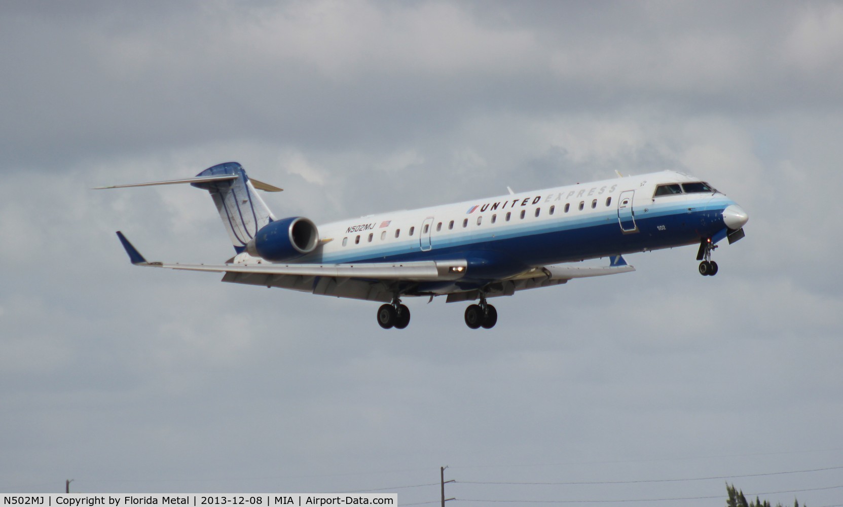 N502MJ, 2002 Bombardier CRJ-700 (CL-600-2C10) Regional Jet C/N 10050, United Express