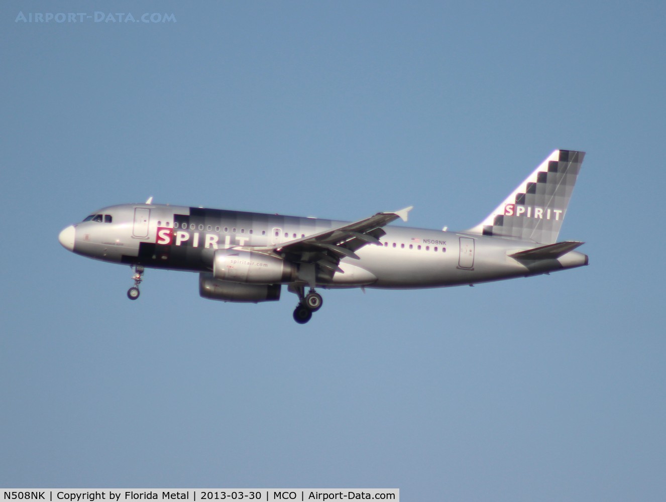 N508NK, 2005 Airbus A319-132 C/N 2567, Spirit A319