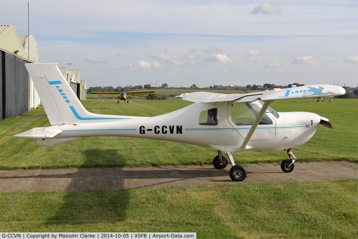 G-CCVN, 2004 Jabiru SP-470 C/N PFA 274B-13677, Jabiru SP-470, an airfield resident, Fishburn Airfield UK, October 5th 2014.