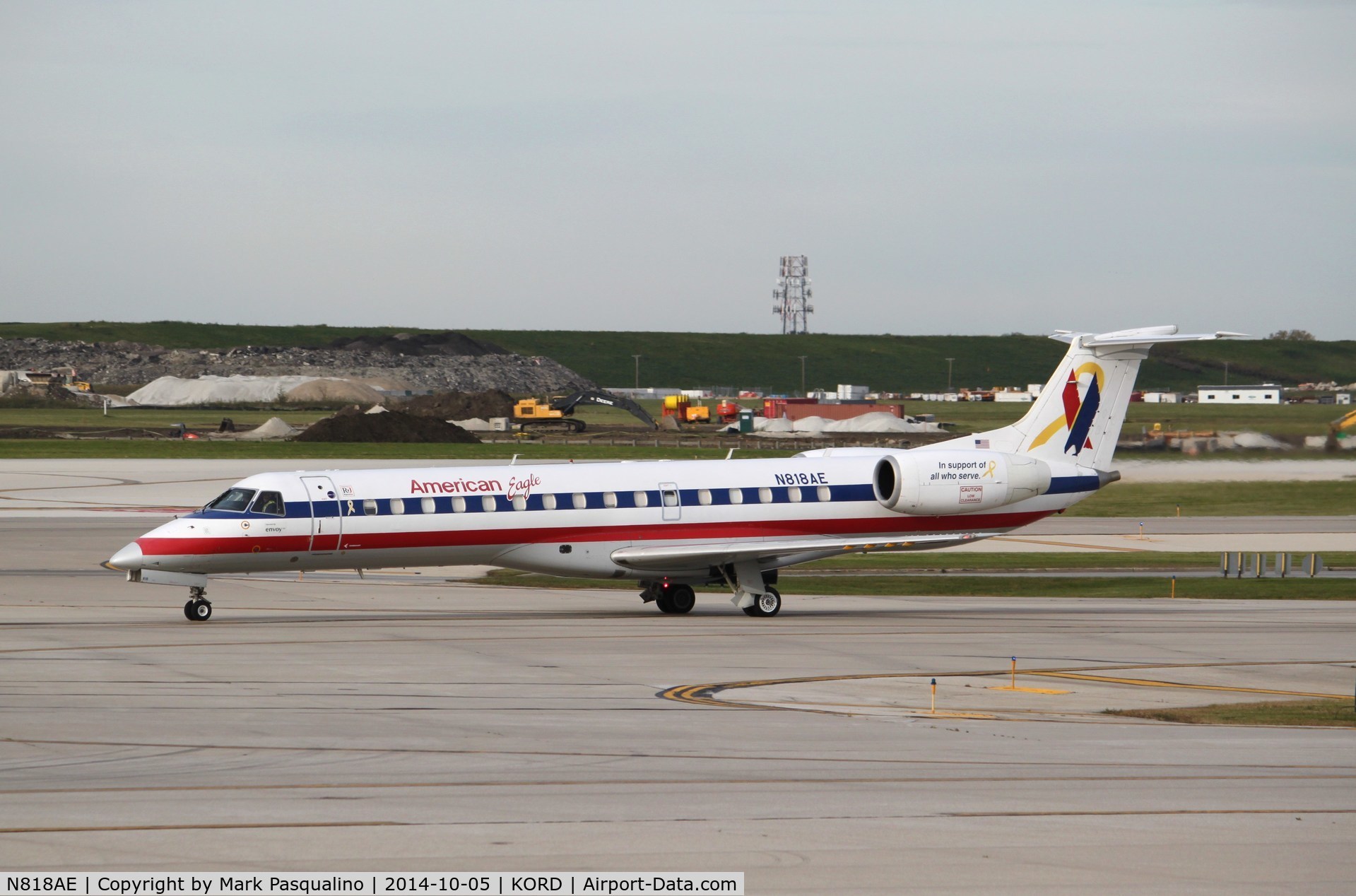 N818AE, 2002 Embraer ERJ-140LR (EMB-135KL) C/N 145561, EMB-135KL
