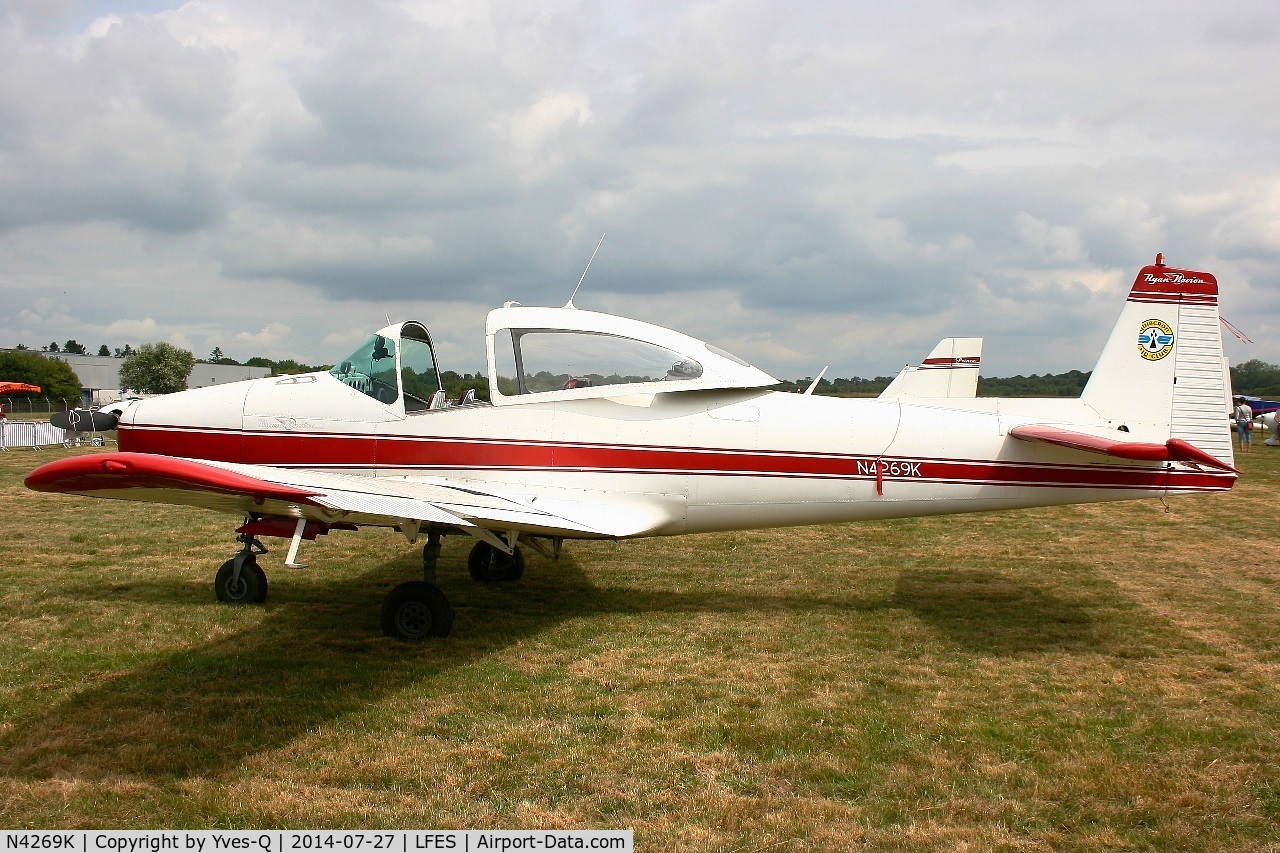 N4269K, 1948 Ryan Navion A C/N NAV-4-1269, Ryan Navion A, Static display, Guiscriff airfield (LFES) open day 2014