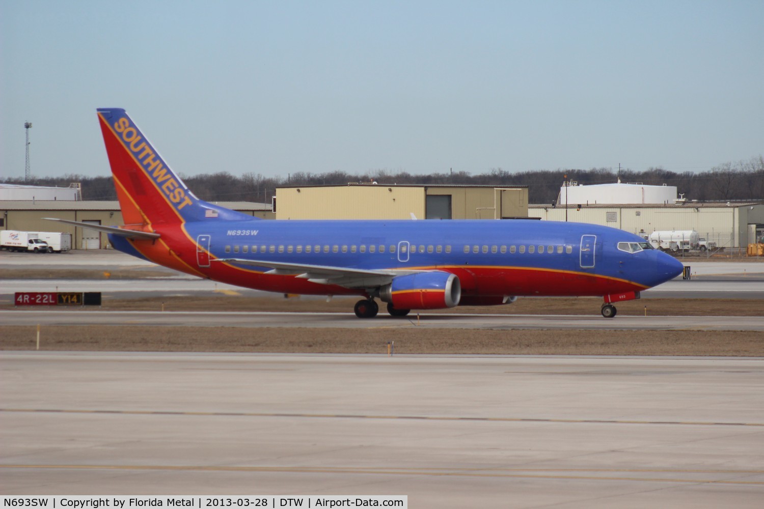 N693SW, 1985 Boeing 737-317 C/N 23174, Southwest