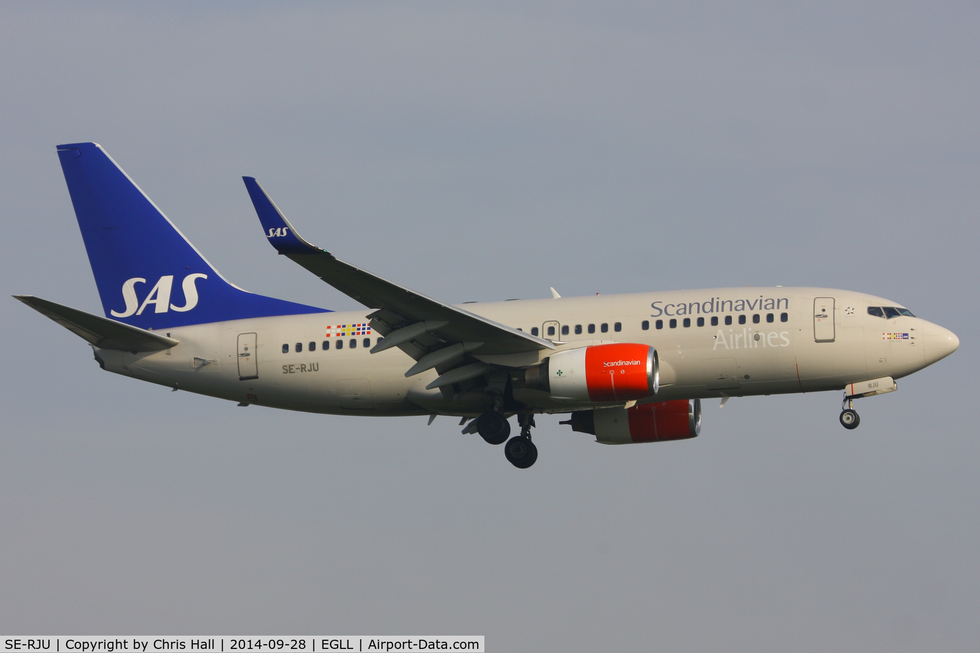 SE-RJU, 2002 Boeing 737-76N C/N 29885, Scandinavian Airlines