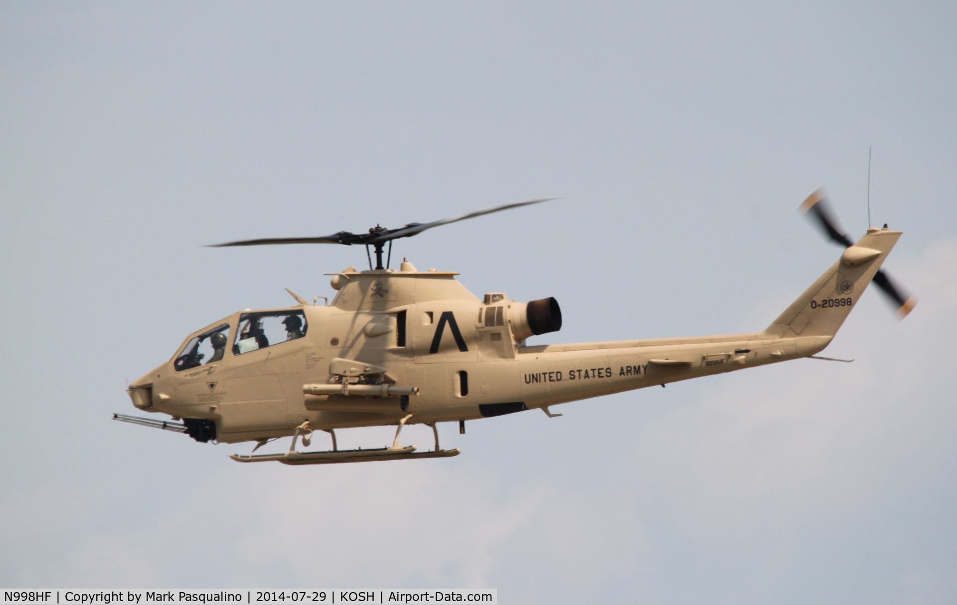 N998HF, 1971 Bell AH-1F Cobra C/N 71-20998, Bell AH-1F