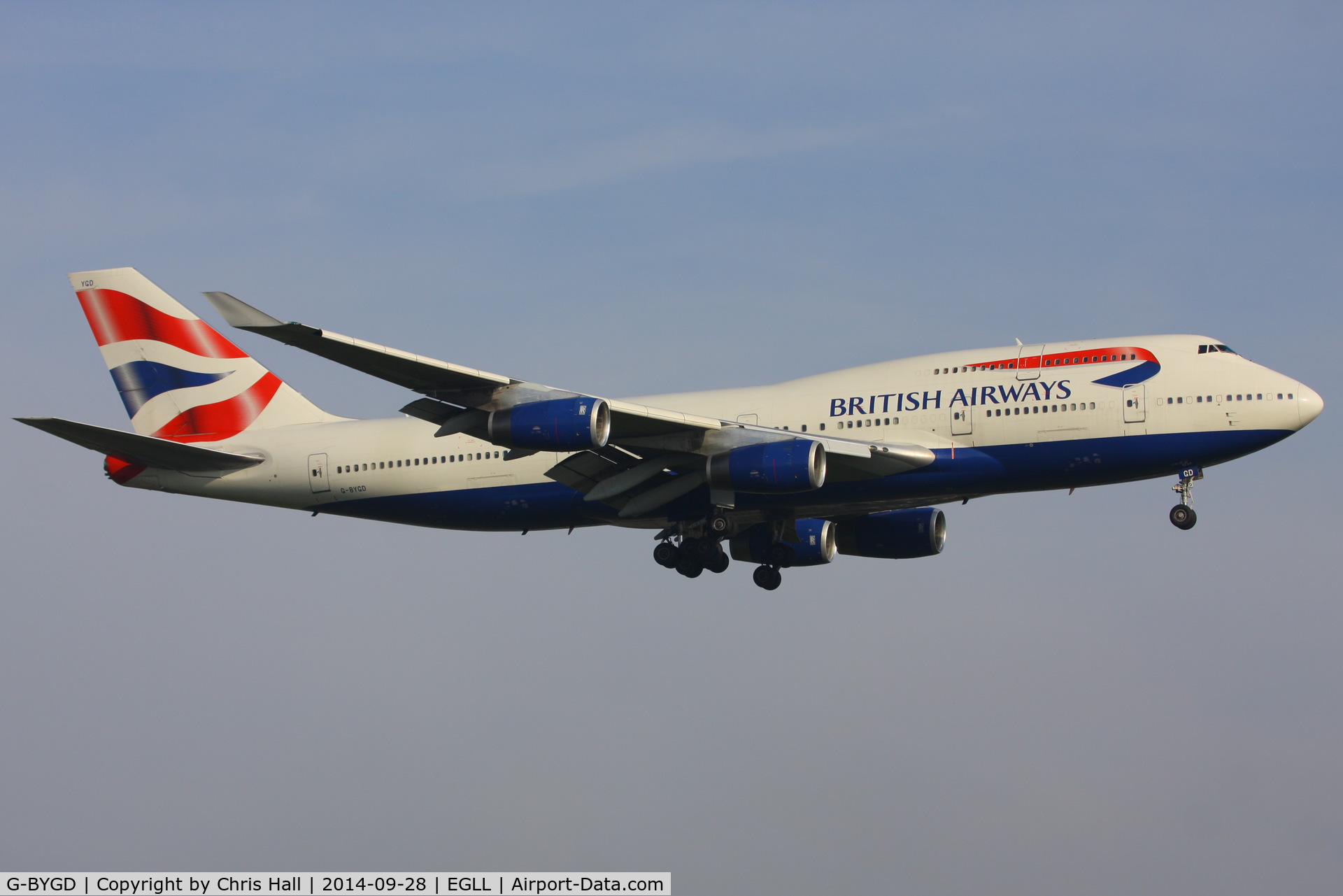 G-BYGD, 1999 Boeing 747-436 C/N 28857, British Airways