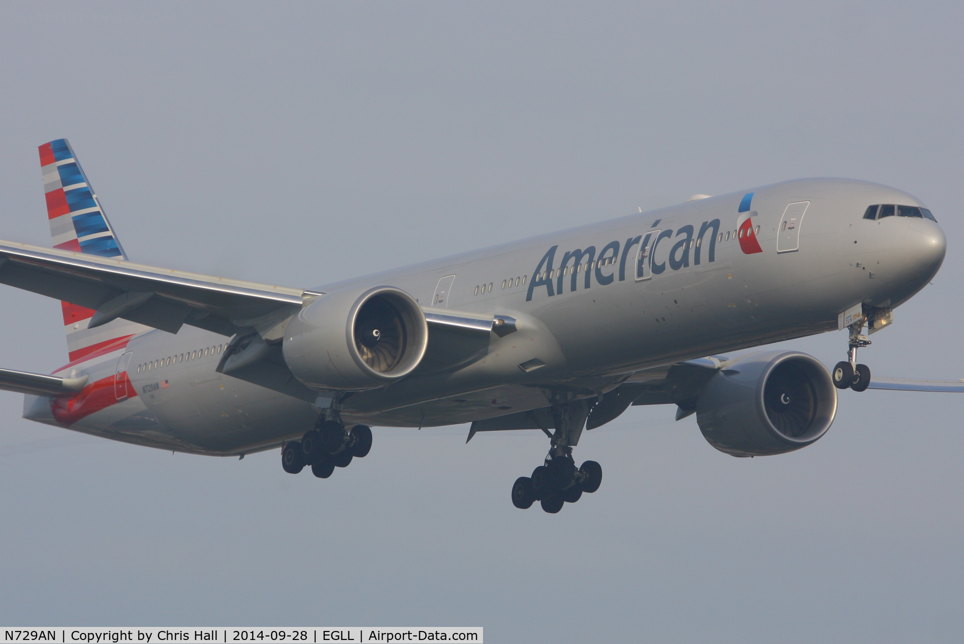 N729AN, 2014 Boeing 777-323/ER C/N 33127, American Airlines
