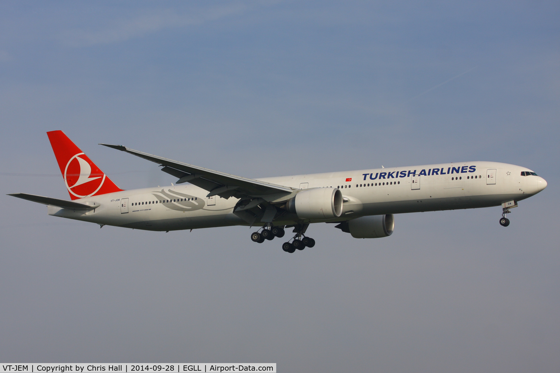 VT-JEM, 2007 Boeing 777-35R/ER C/N 35162, Turkish Airlines